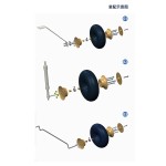 Rueda de neumático inflable, rueda de goma de neumático de 4/4, 5/5/5, 5 pulgadas para modelo de avión RC, ruedas de tren de aterrizaje